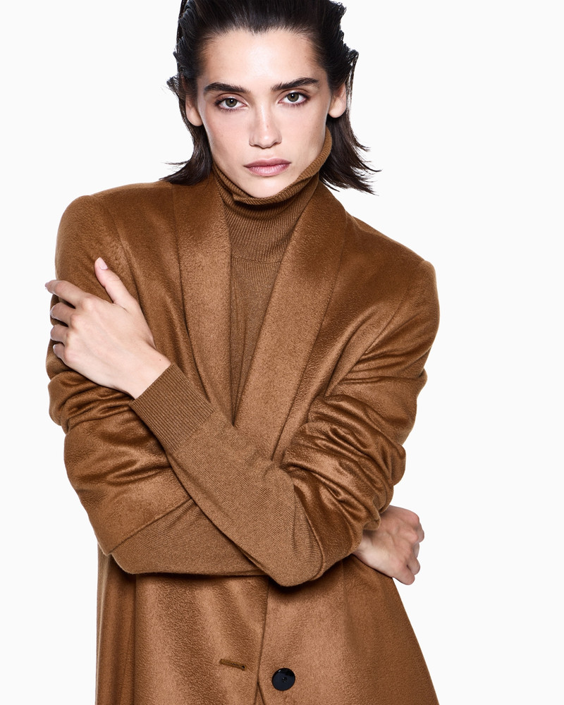 VICUÑA WOOL MOCK-NECK JUMPER 6