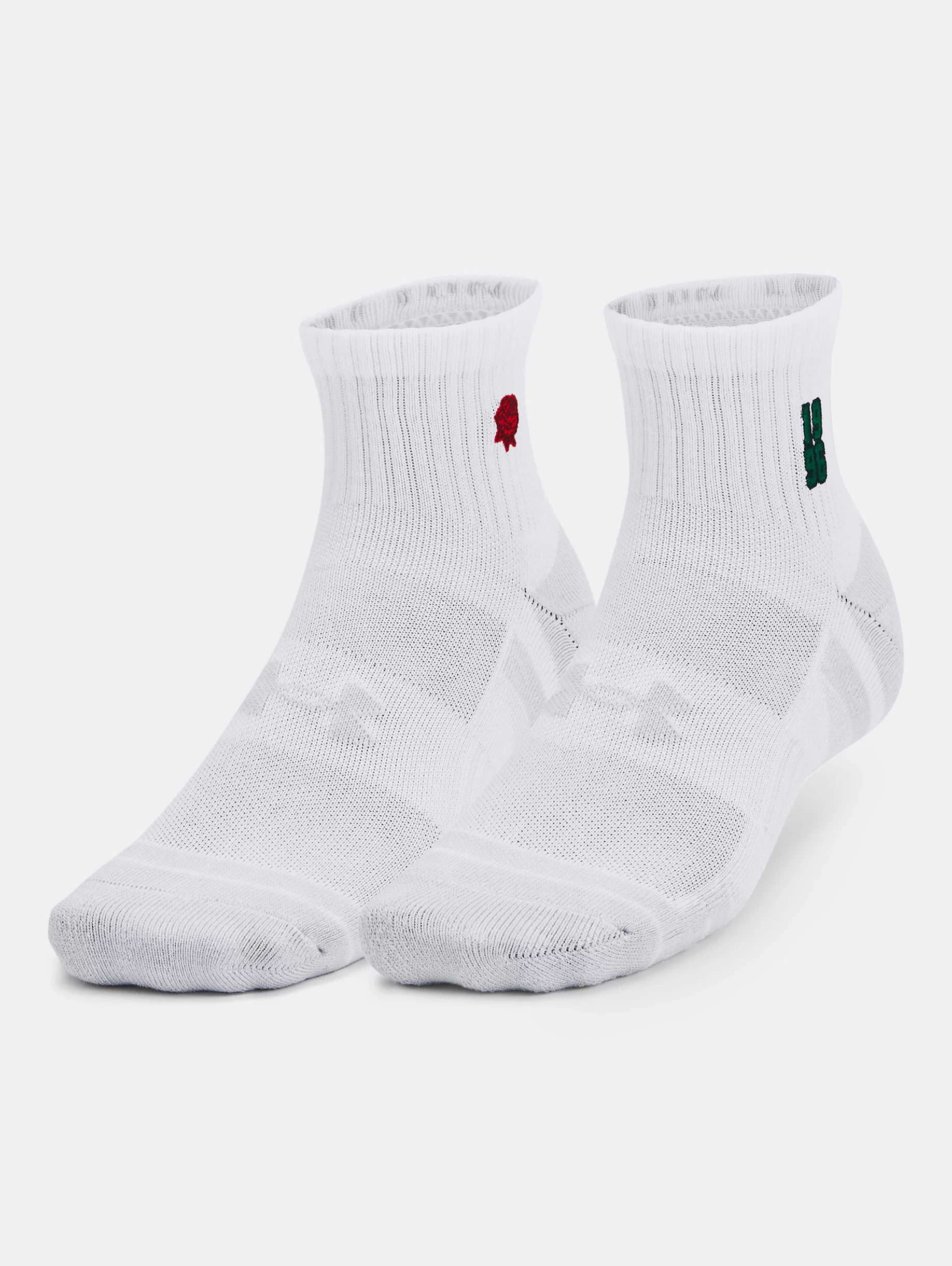 Unisex UA Performance Cotton 2-Pack Quarter Socks - 3