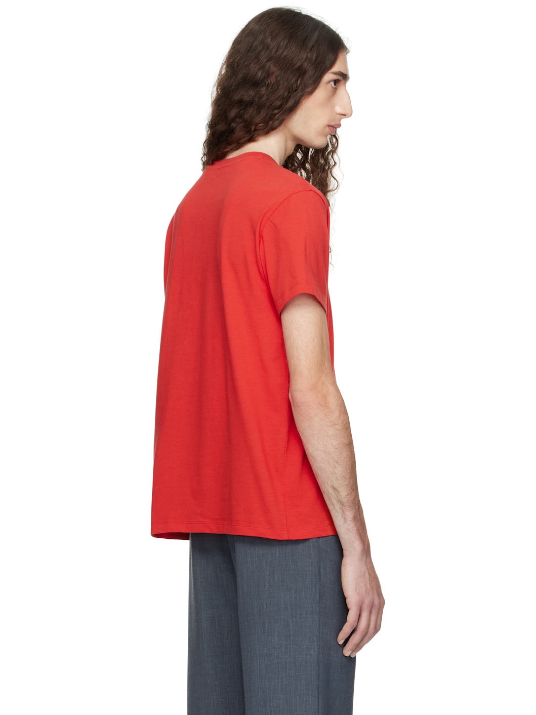 Red 'Stress' T-shirt - 3
