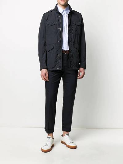 Herno long sleeve utility pocket jacket outlook