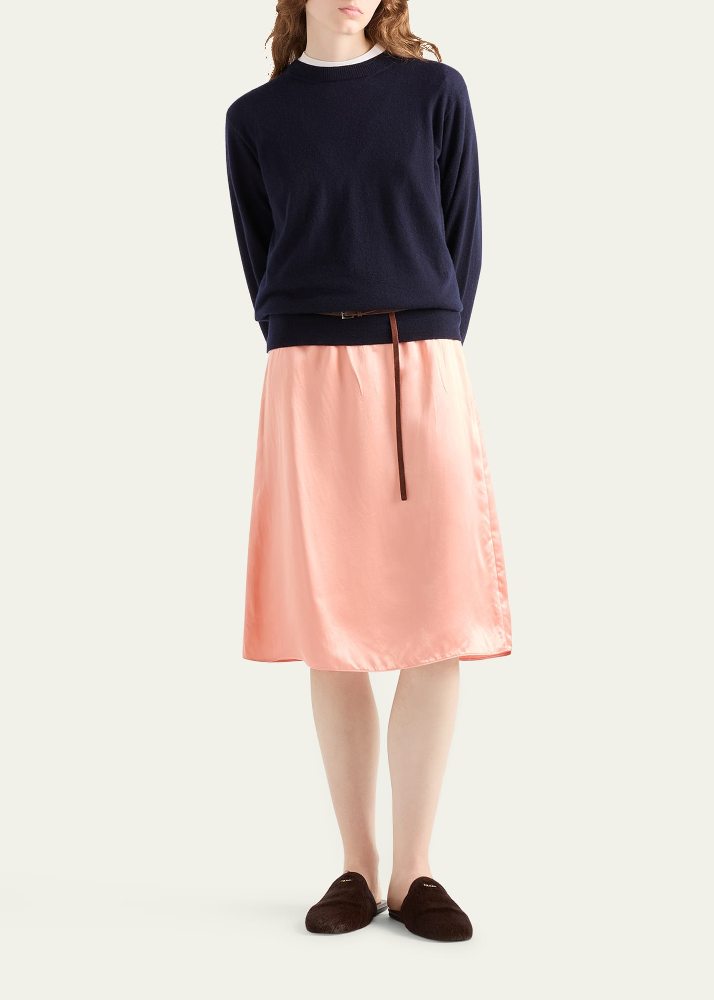 Superfine Cashmere Knit Crewneck Sweater - 2