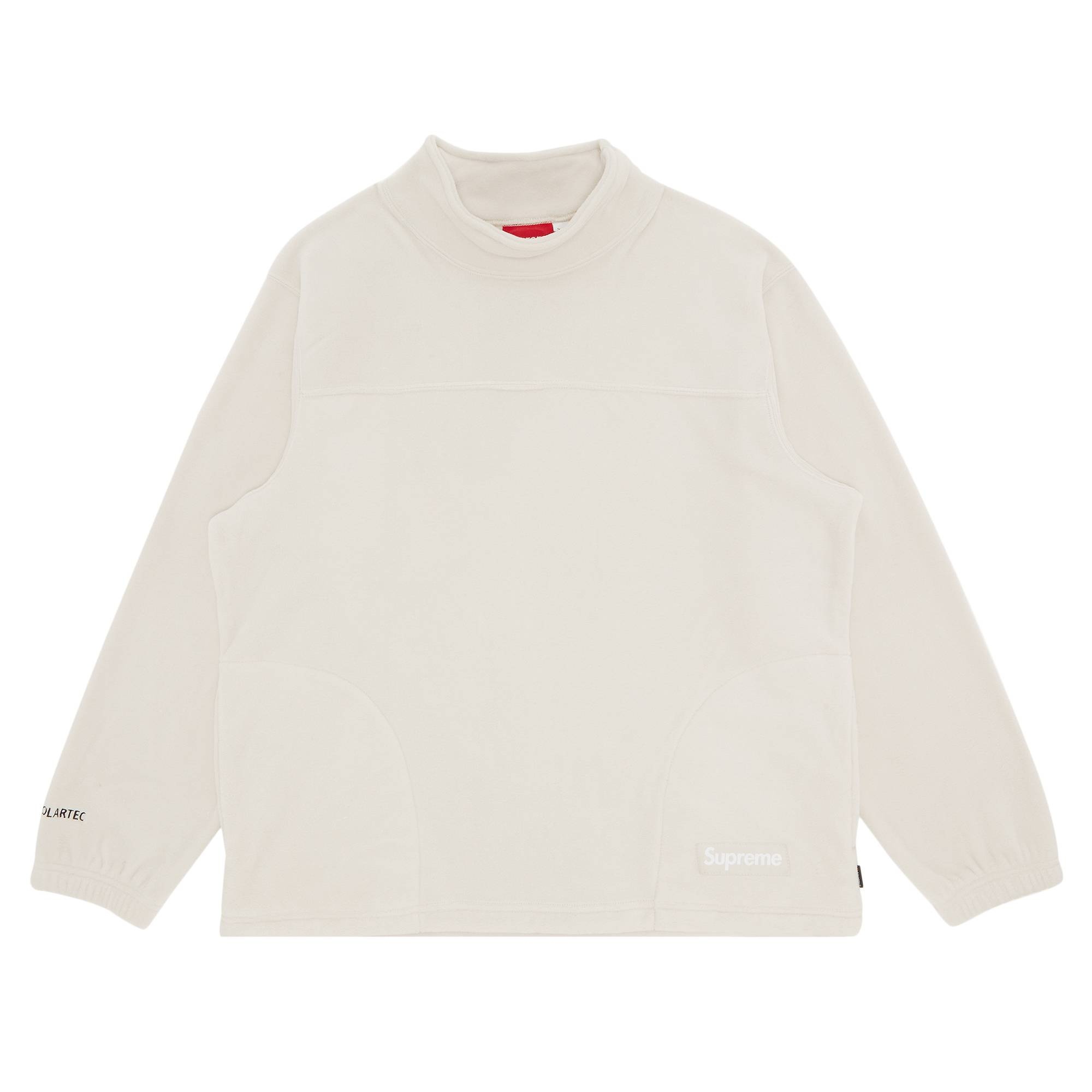 Supreme x Polartec Mock Neck Pullover 'Stone' - 1