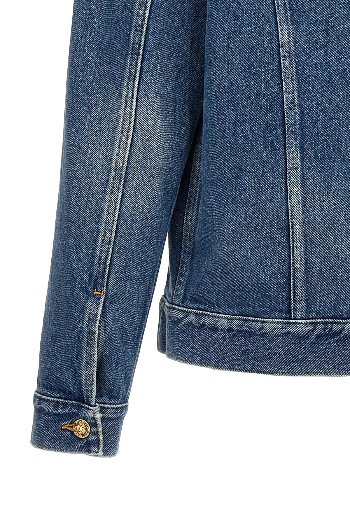 Logo patch denim jacket - 5