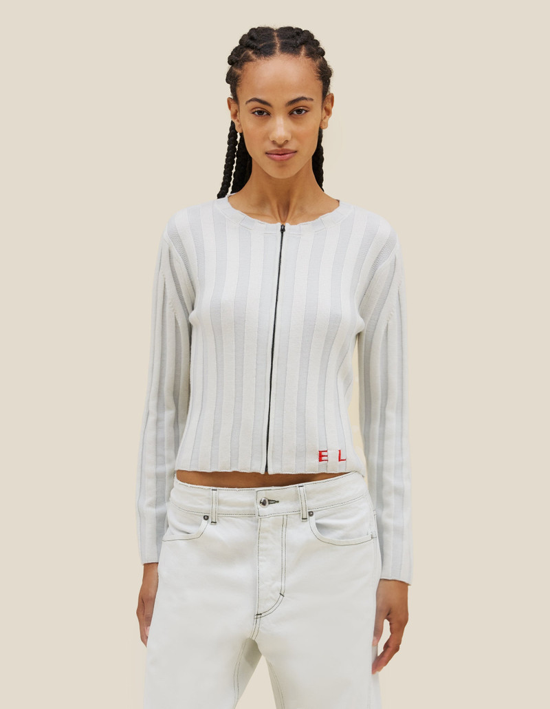 KEYBOARD ZIP CARDIGAN 3