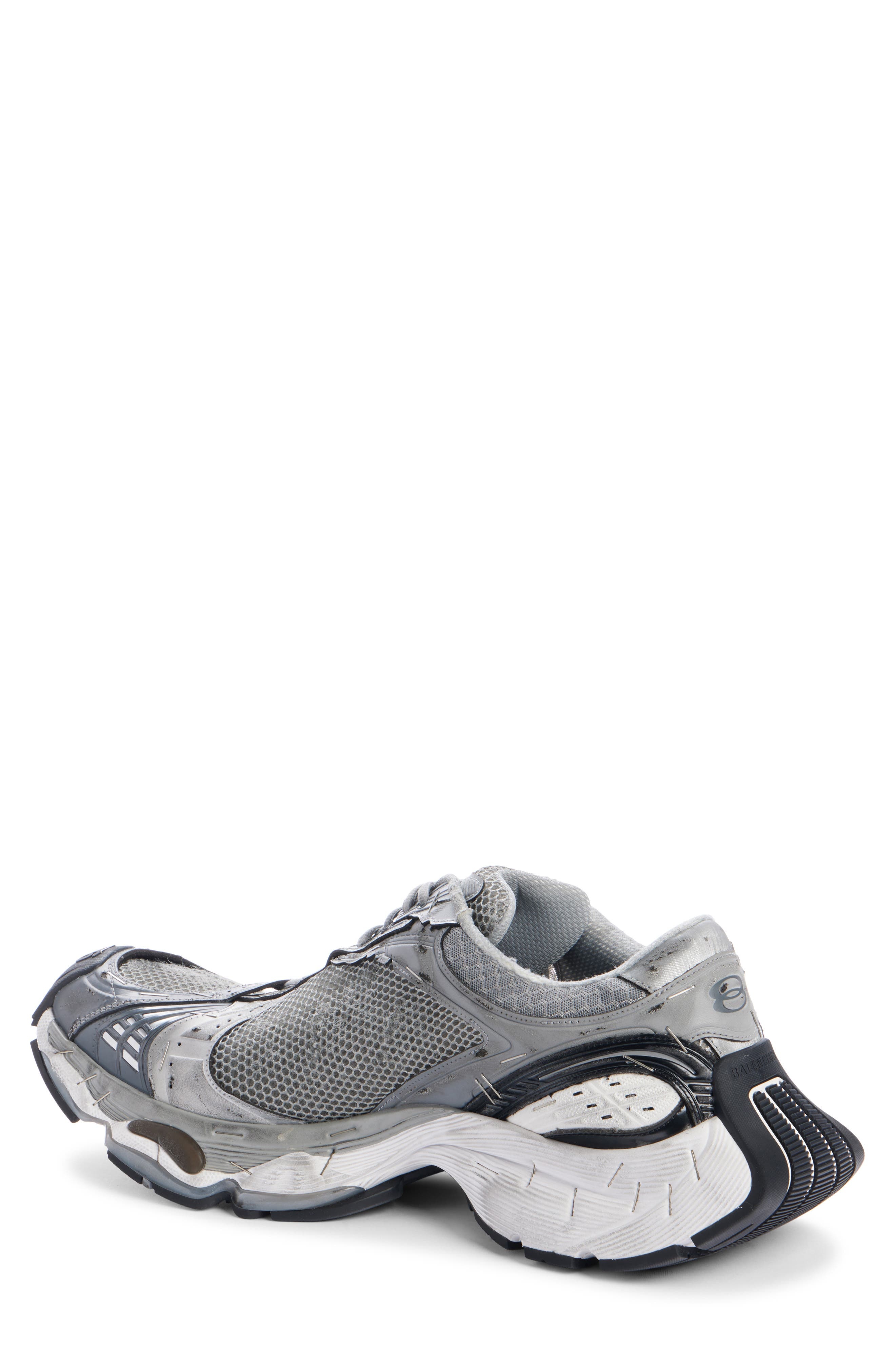 Balenciaga Stapler Sneaker in Grey/Silver/Black/White at Nordstrom - 2