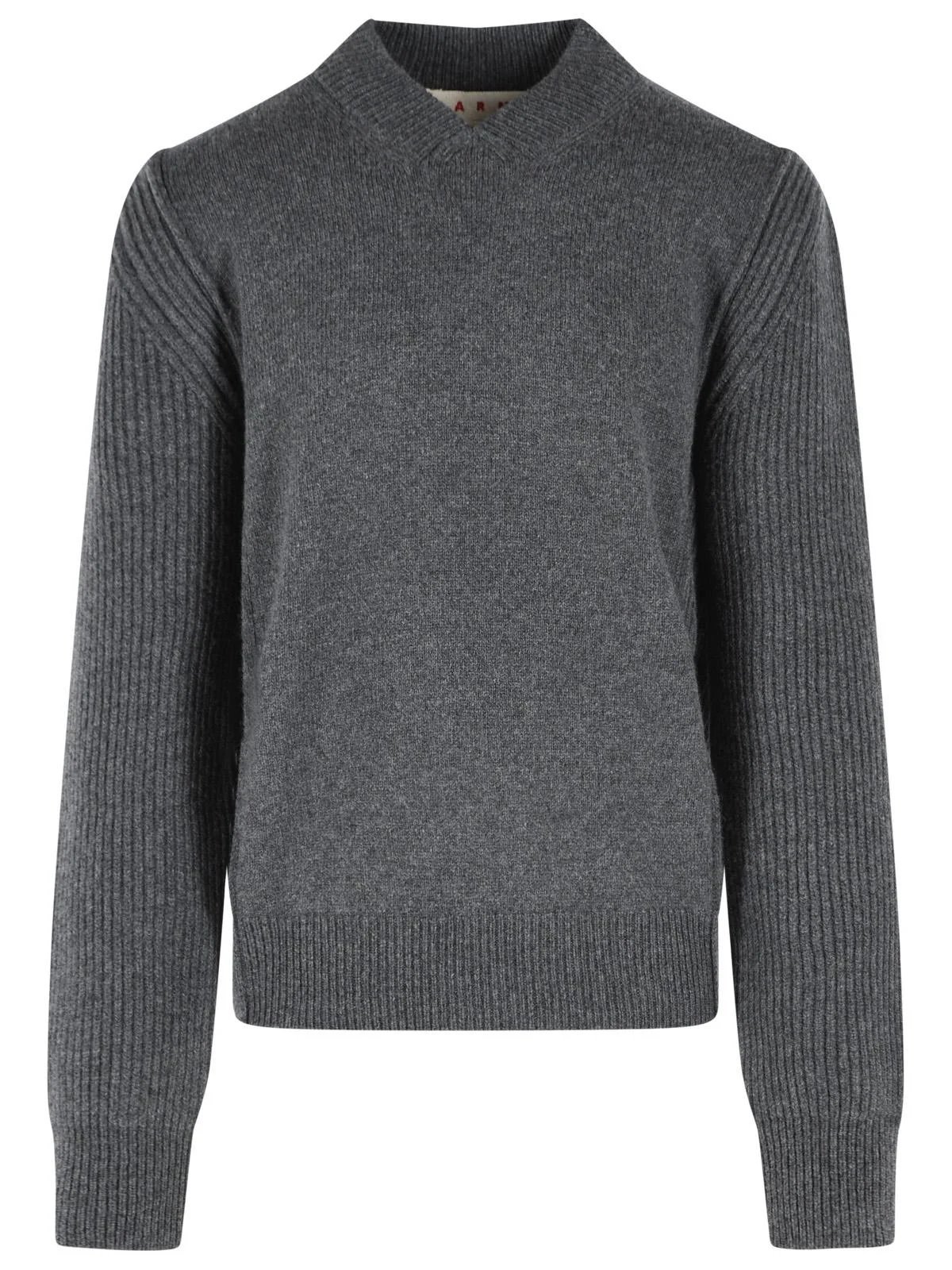 Marni Grey Virgin Wool Cashmere Sweater Men - 1