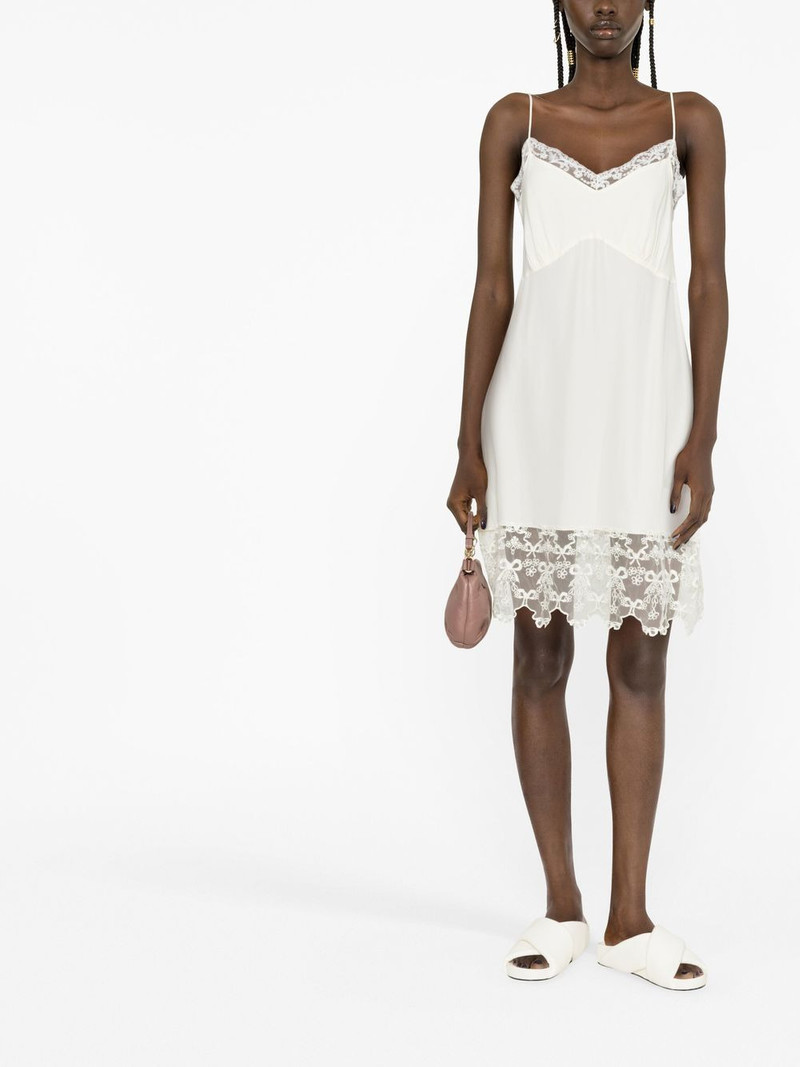 Simone Rocha lace-trim slip dress outlook