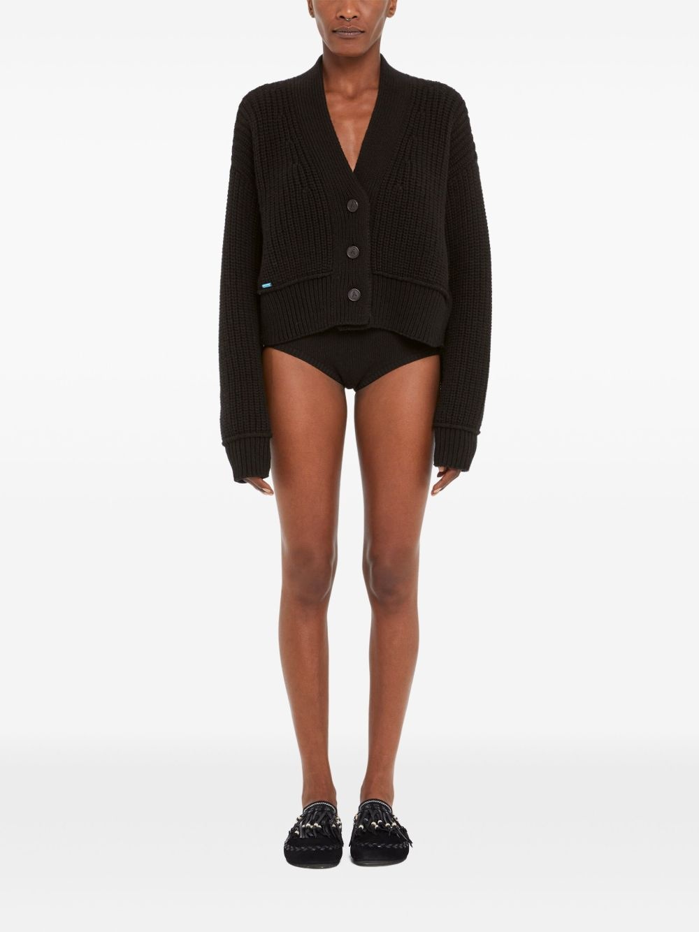 cashmere-cotton cardi-coat - 3