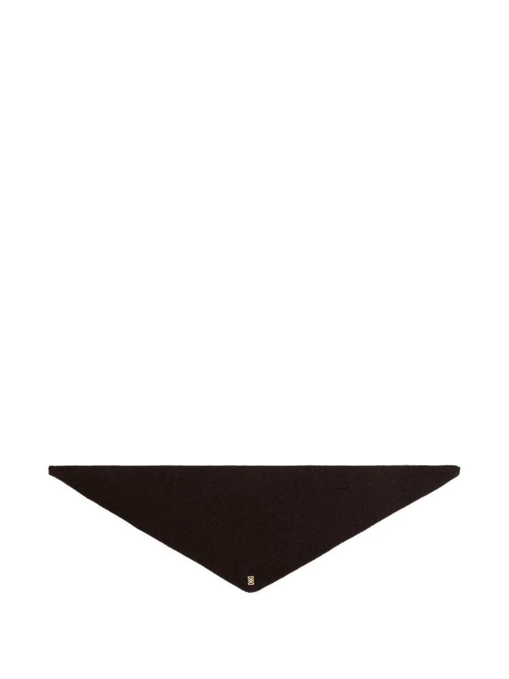 logo-plaque scarf - 1