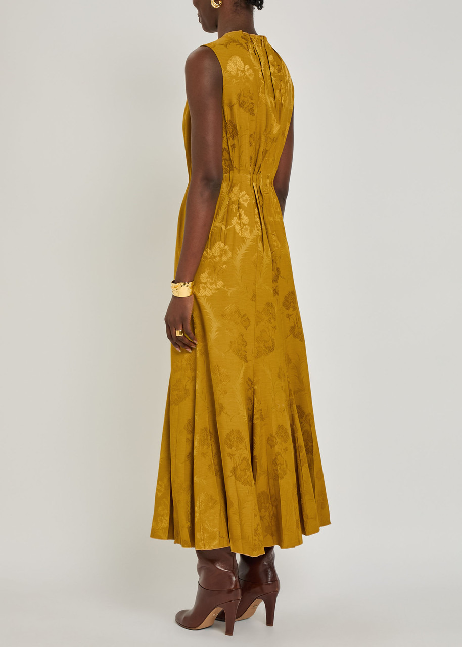 Etro Floral-jacquard Woven Midi Dress - 3