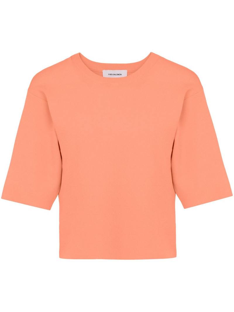 knitted cropped T-shirt 1