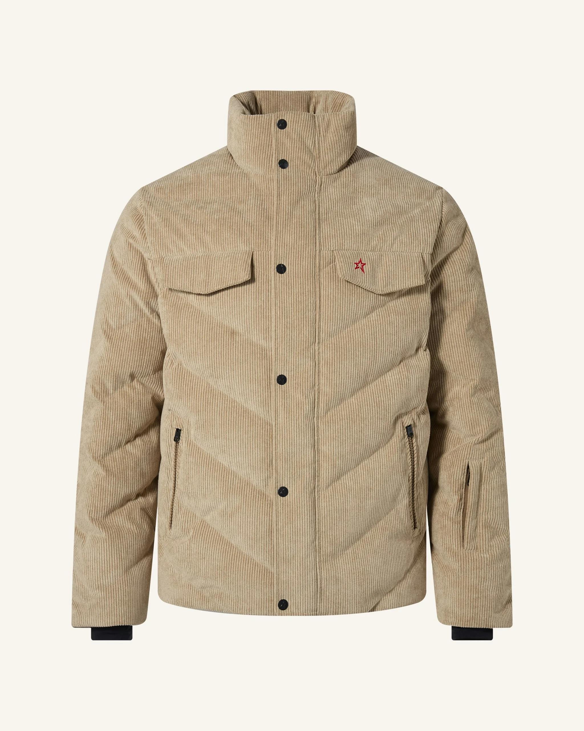 Chevron Quilted Down Jacket - 1