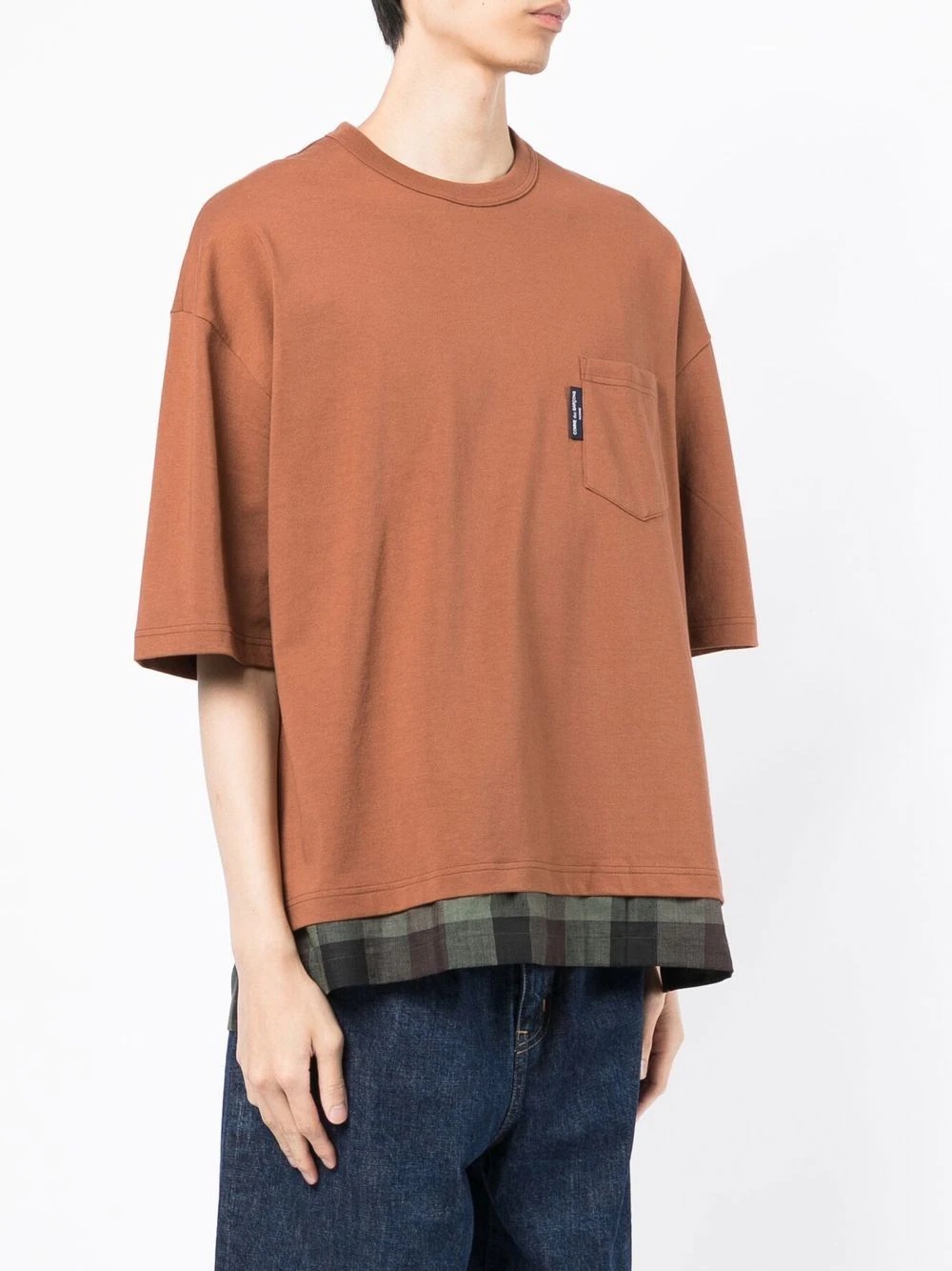 patch-pocket crew-neck T-shirt - 3