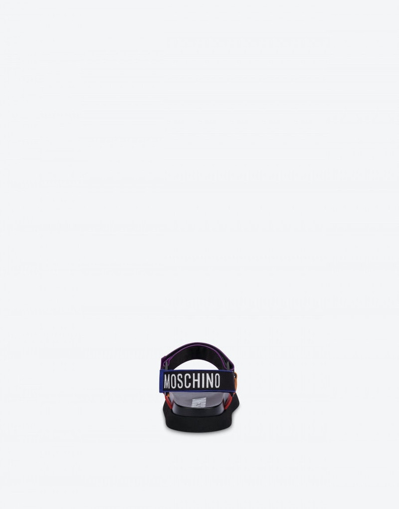 Moschino MULTI LOGO SANDALS outlook
