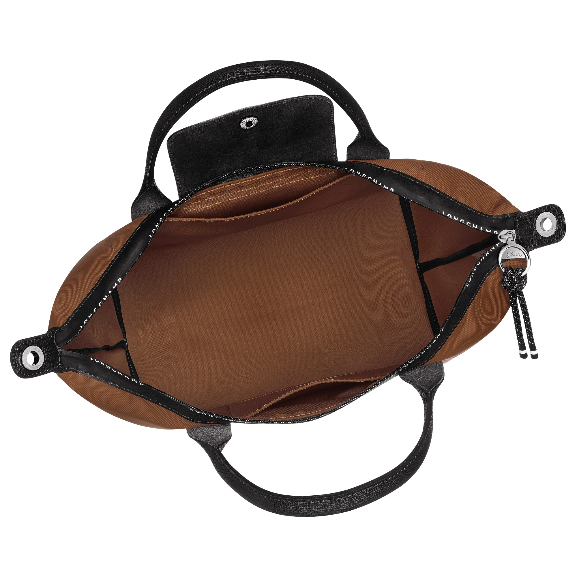 Le Pliage Energy L Handbag Chocolate - Recycled canvas - 5