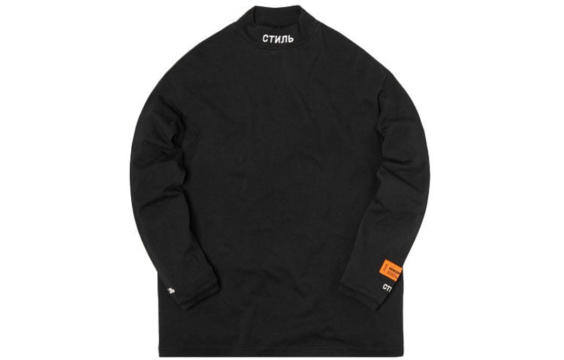 Heron Preston Men's HERON PRESTON High Collar Long Sleeves Black HMAB010S209130111001 outlook