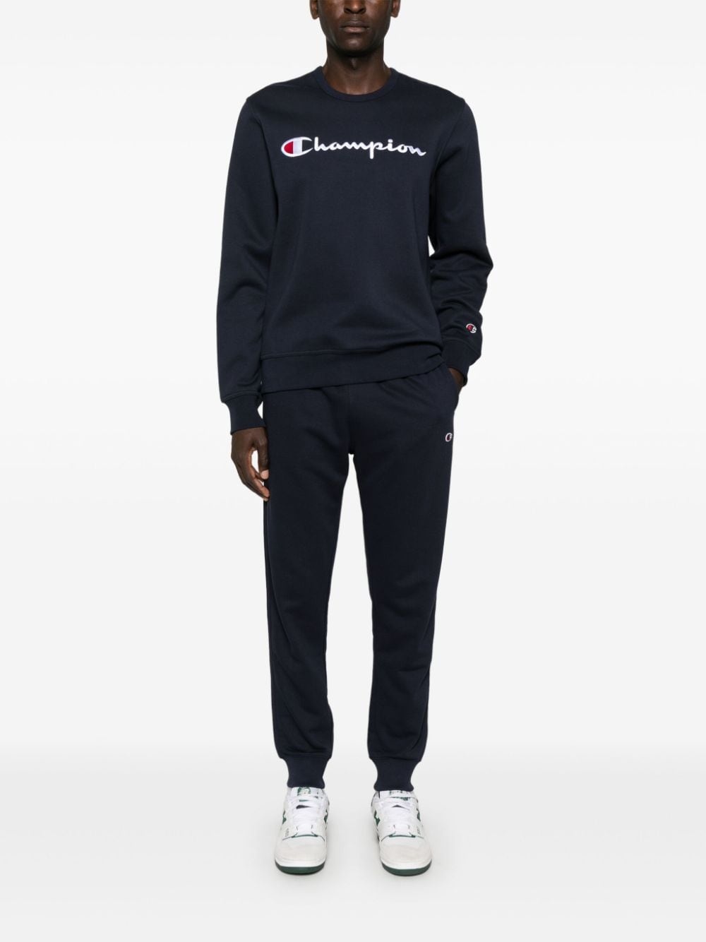 logo-embroidered sweatshirt - 2