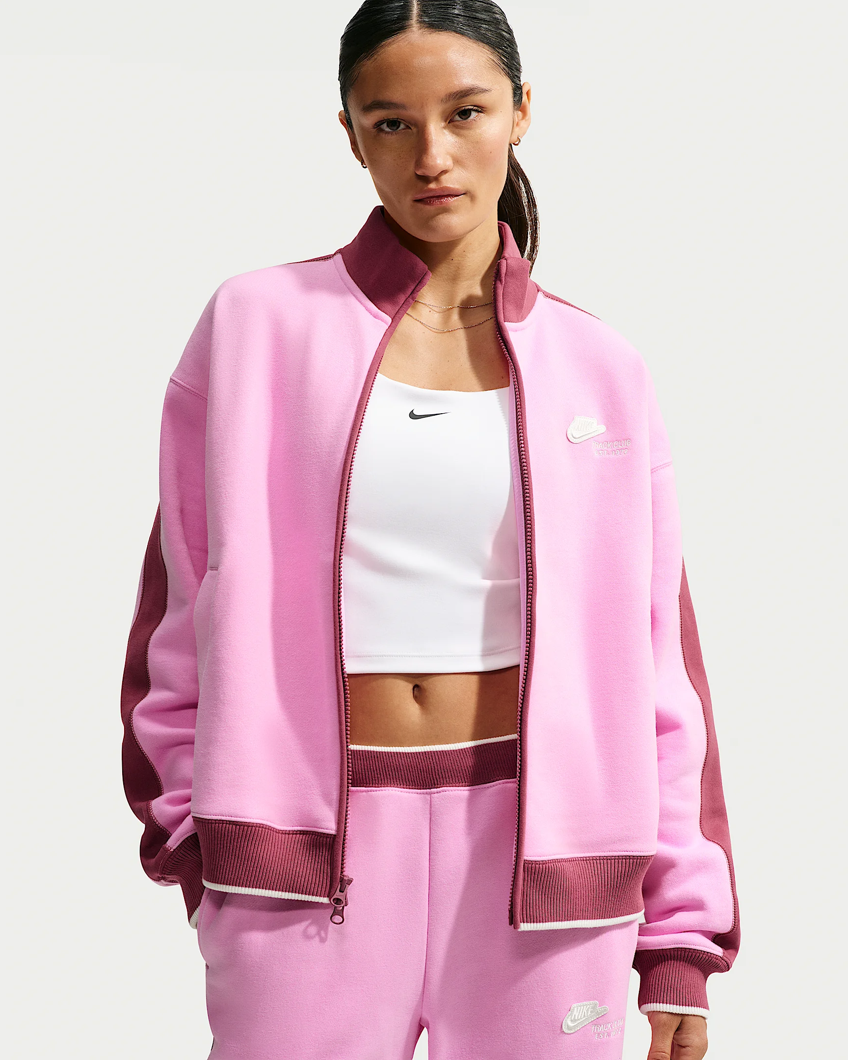 Nike Studio Fleece Medium Weight Women's Track Jacket - 1