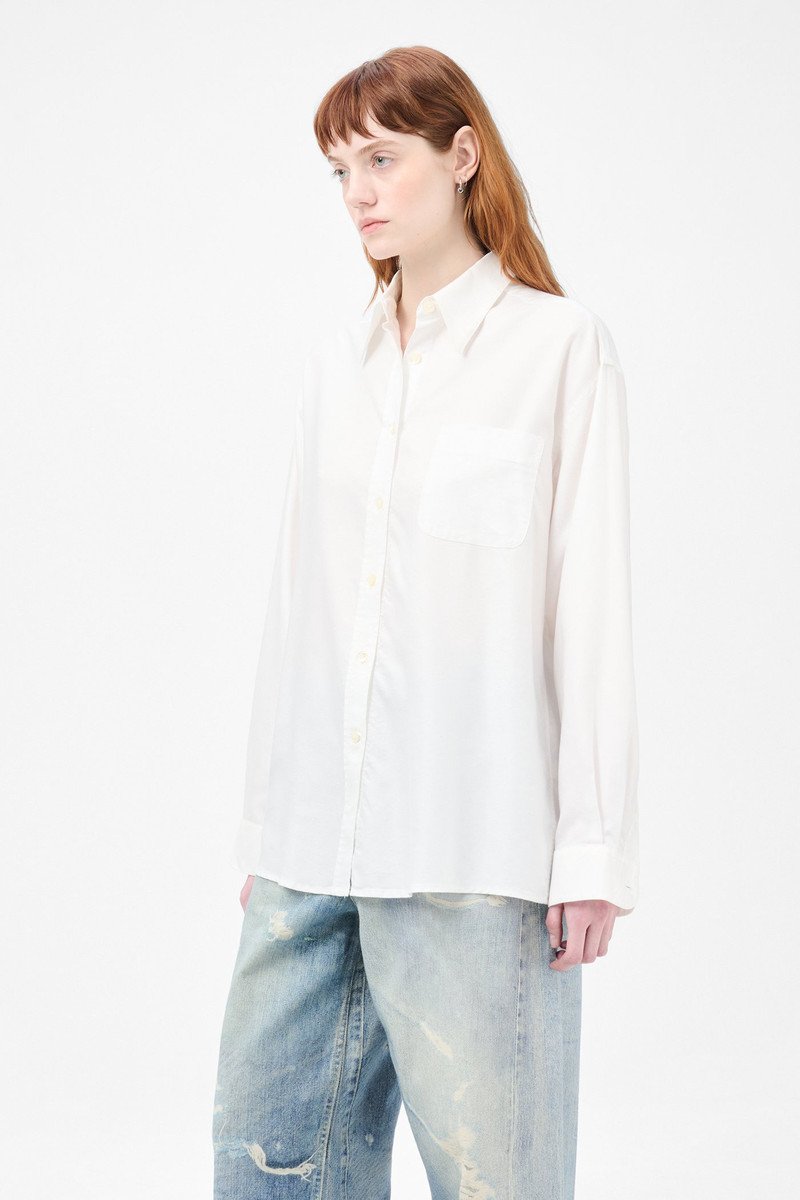 Precious Shirt Static White Liquid Oxford 4