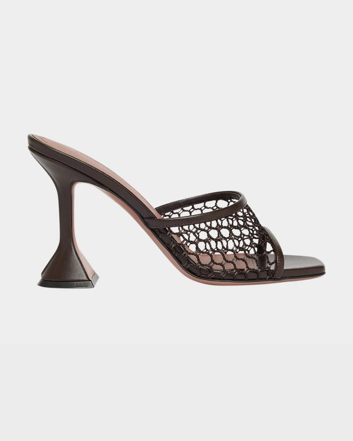 Lupita Net Leather Sandals - 1
