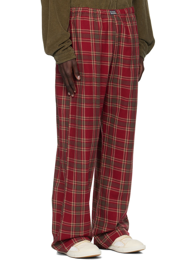 Red Plaid PJ Lounge Pants 2