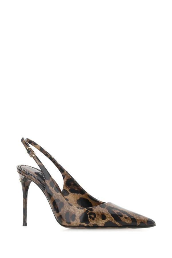 DOLCE & GABBANA Printed Leather Pumps - 2