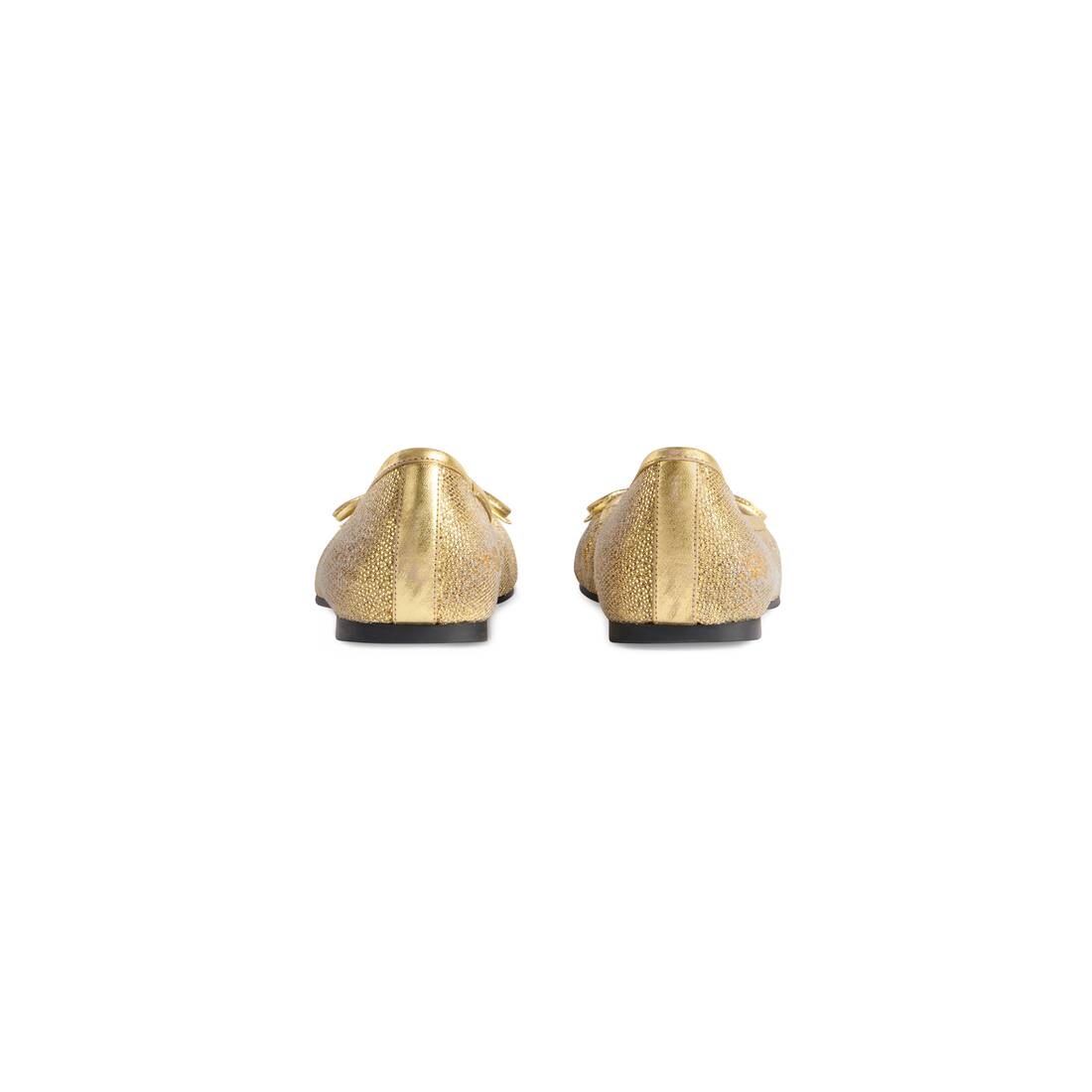 Women's Leopold Ballerina in Gold - 5