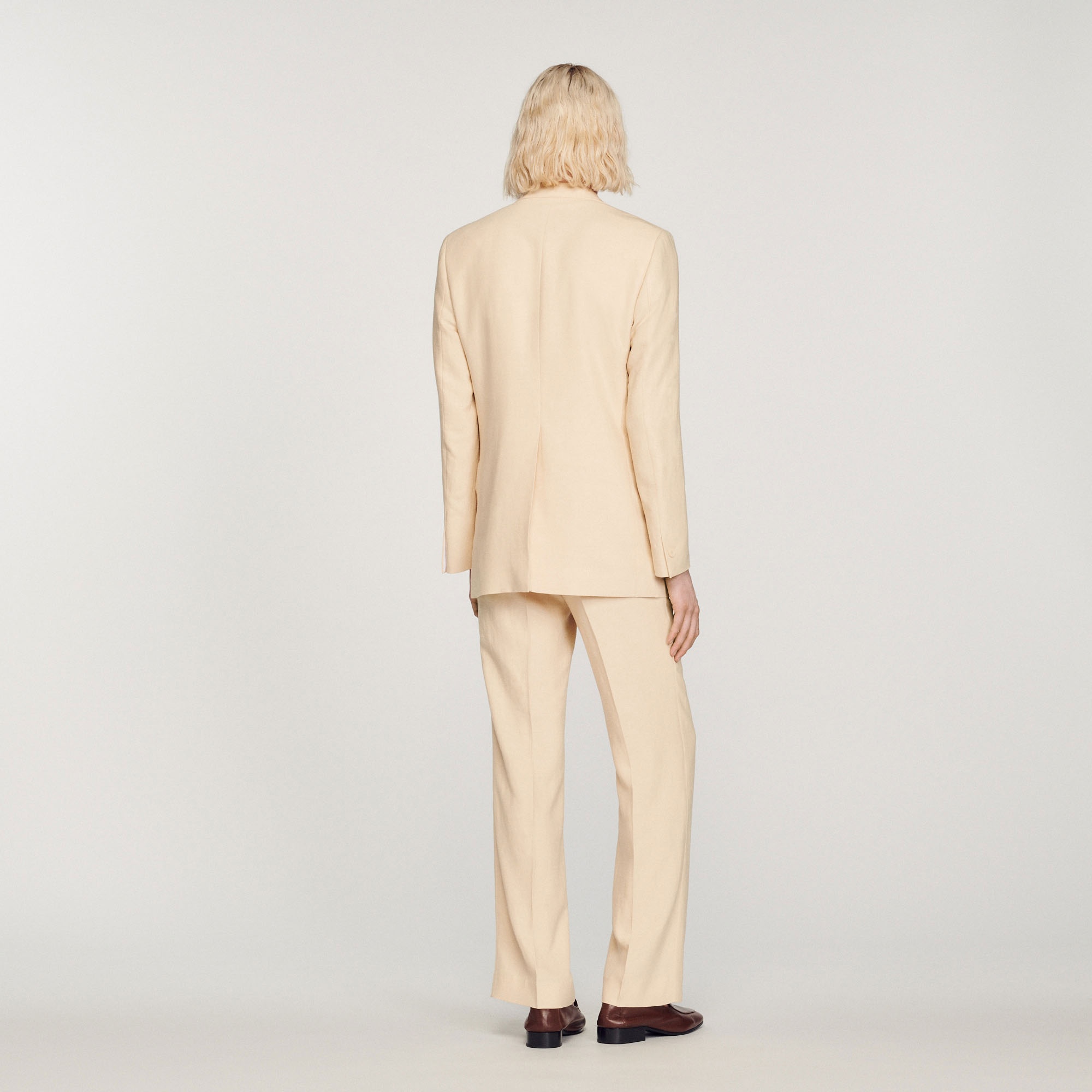 Linen suit jacket - 6