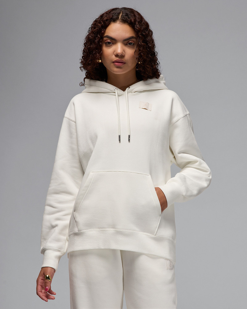 Jordan Flight Fleece Women's Satin-Lined Pullover Hoodie 1