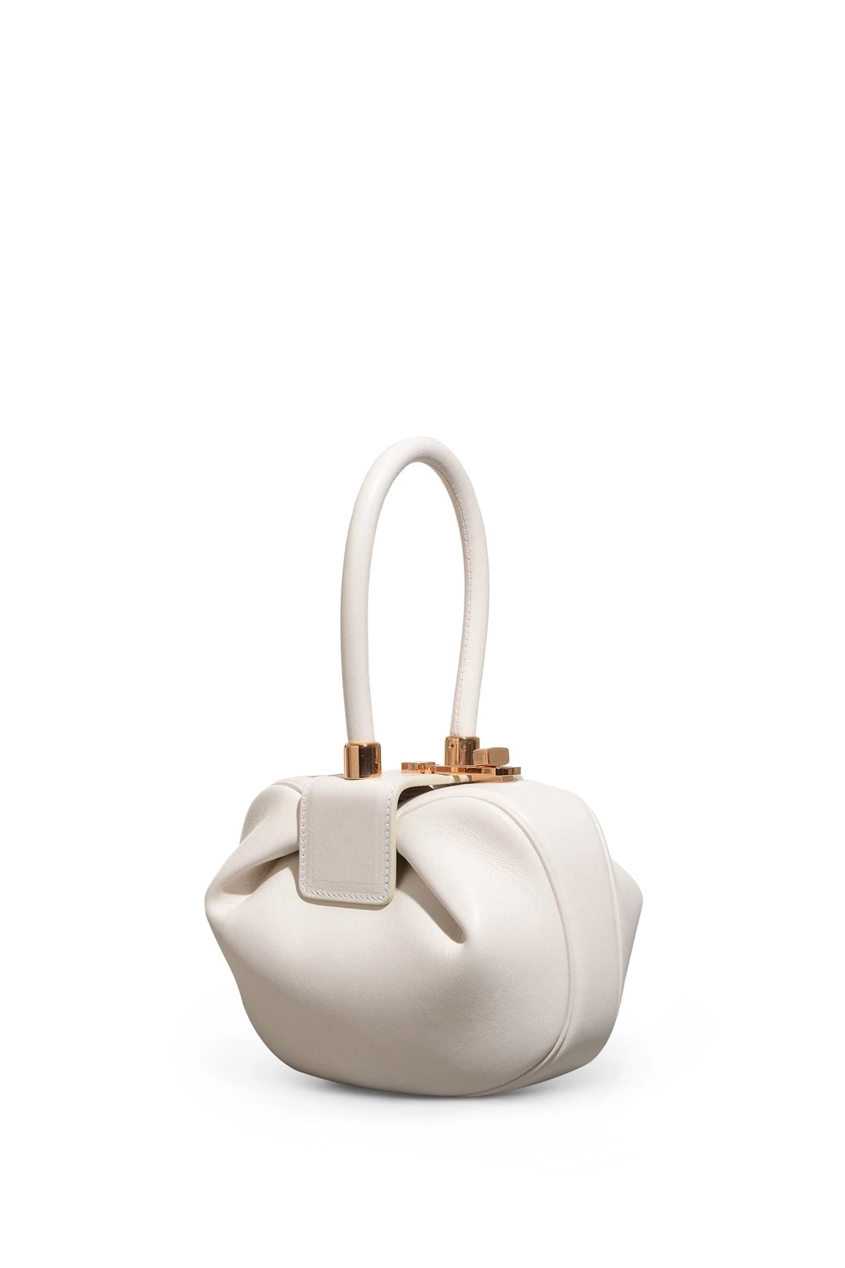 Demi Bag in Ivory Nappa Leather - 1
