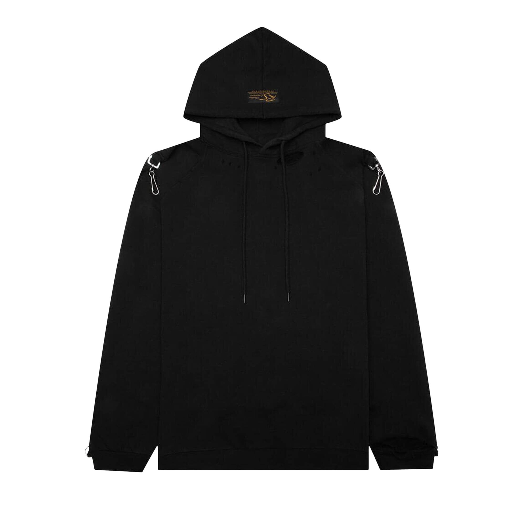 Raf Simons Washed Fit Hoodie 'Black' - 1