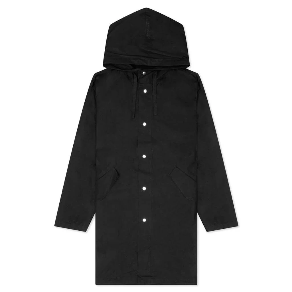 LOGO PARKA - BLACK - 1