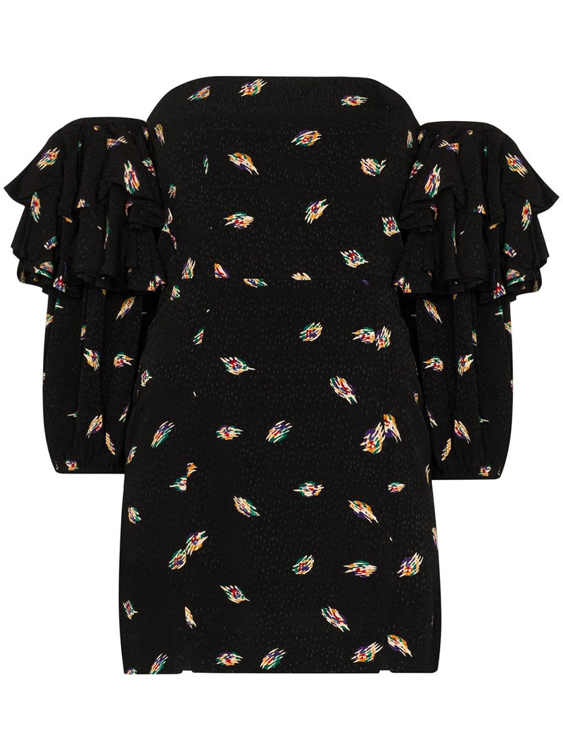 Bethany off-the-shoulder mini dress 1
