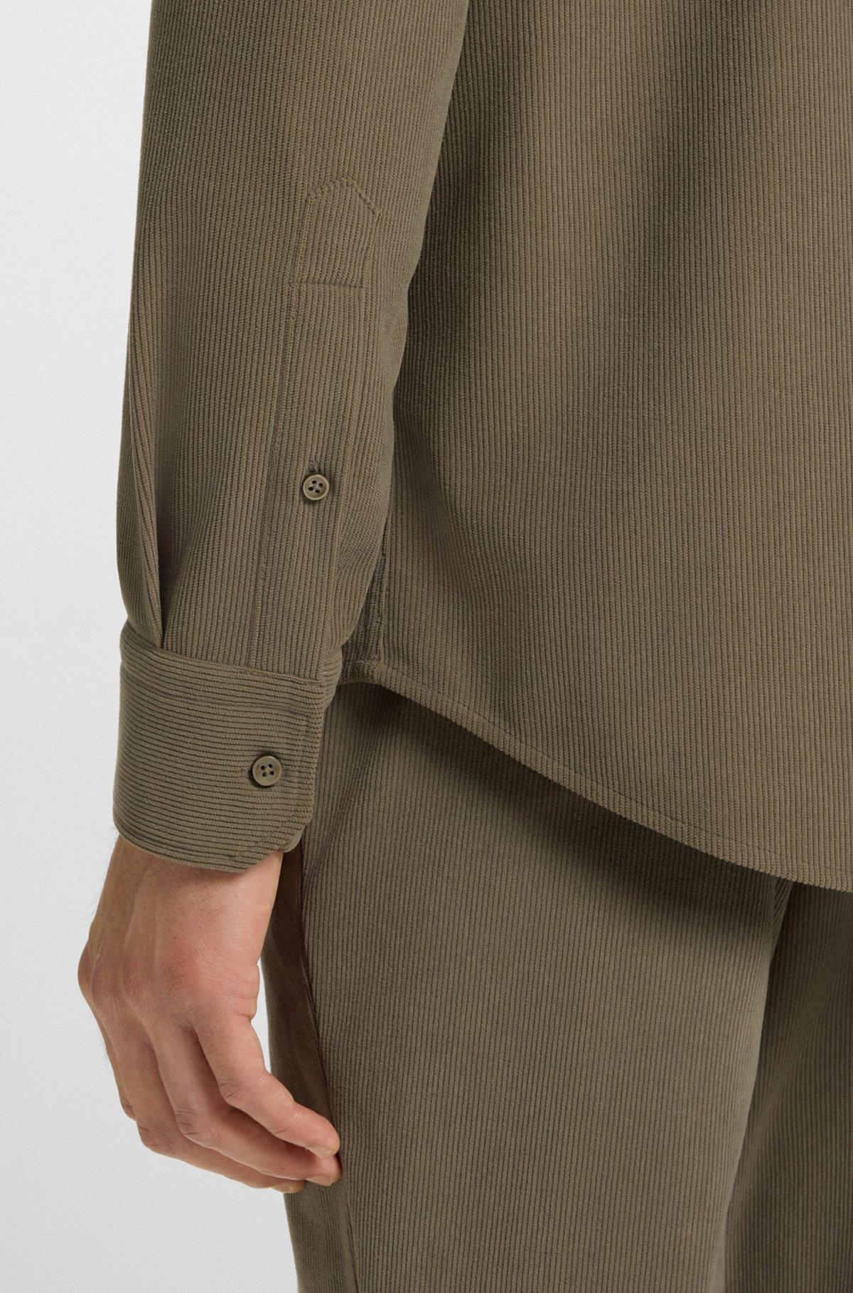 REGULAR-FIT SHIRT IN BABY CORDUROY - 6