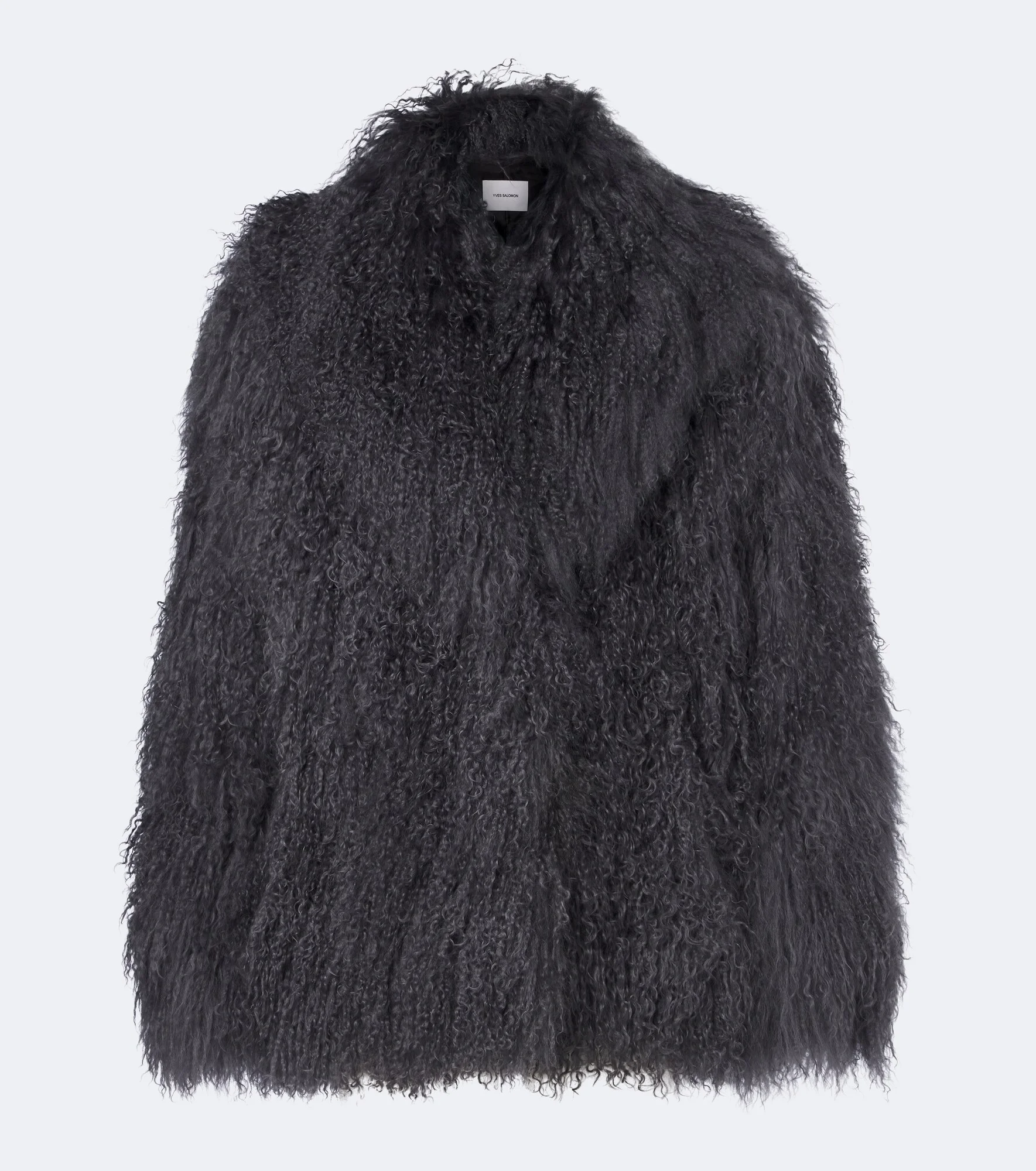 Oversized shearling jacket - 1