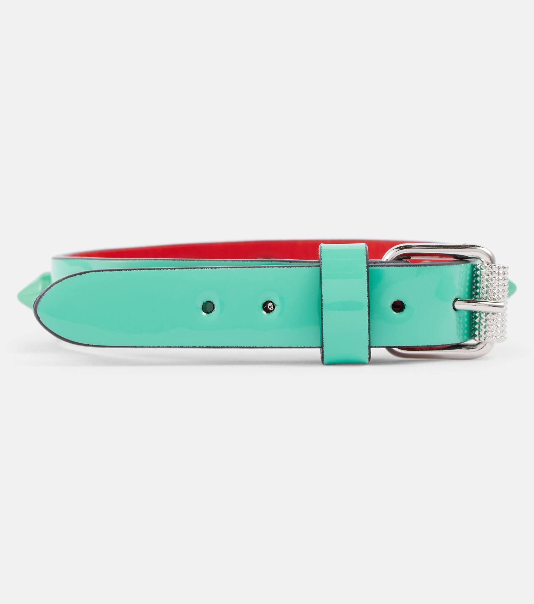 Loubilink embellished leather bracelet - 2