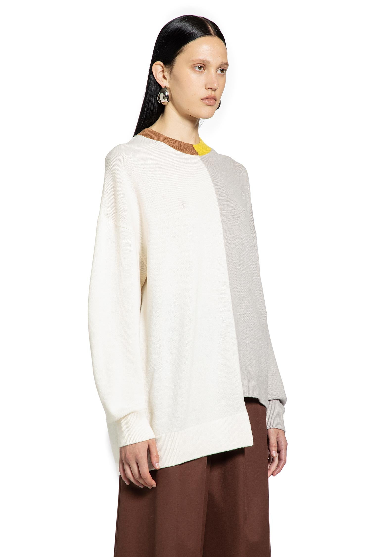 Asymmetric Sweater In Wool - 2