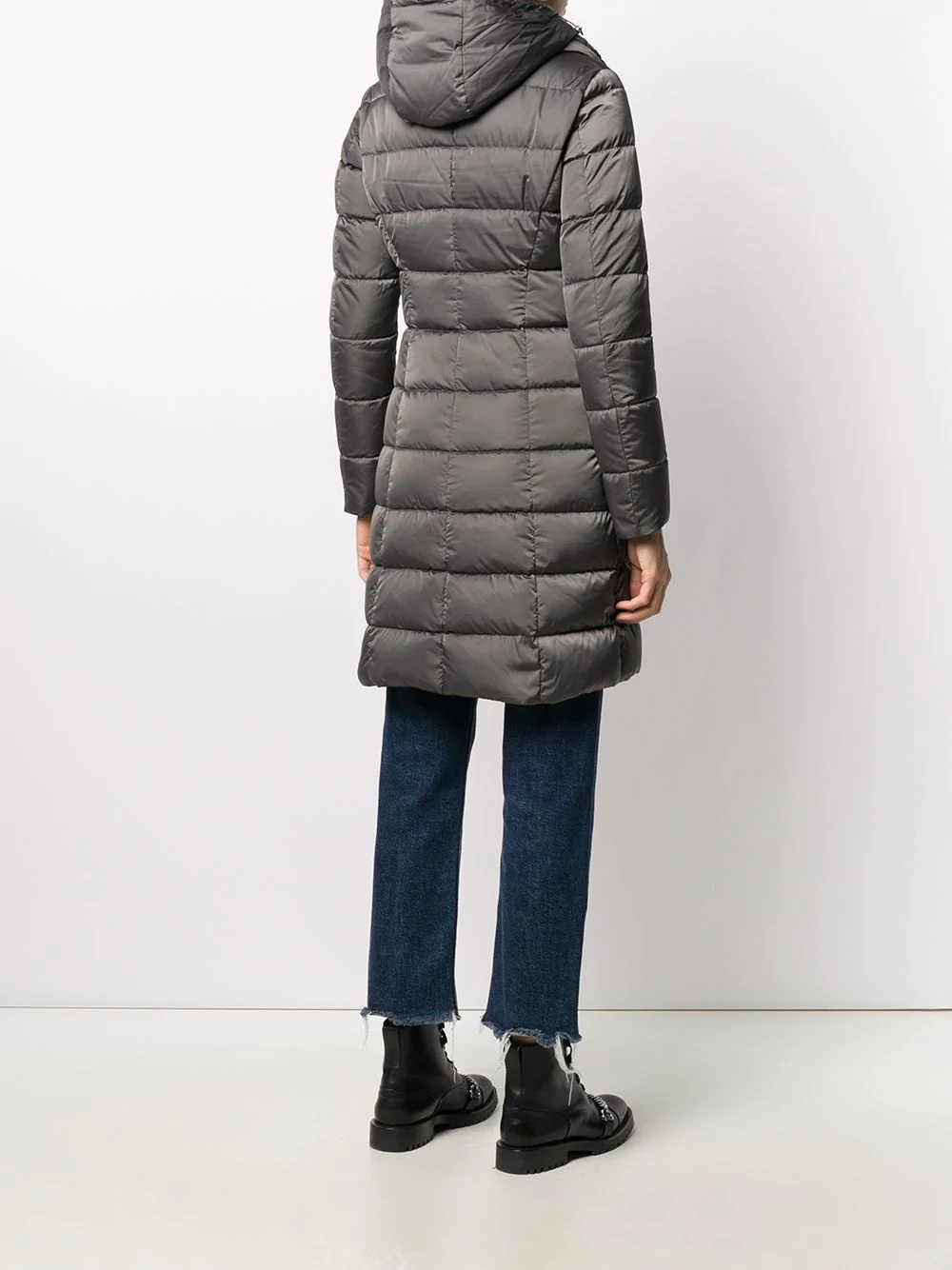 double-layer padded coat - 4