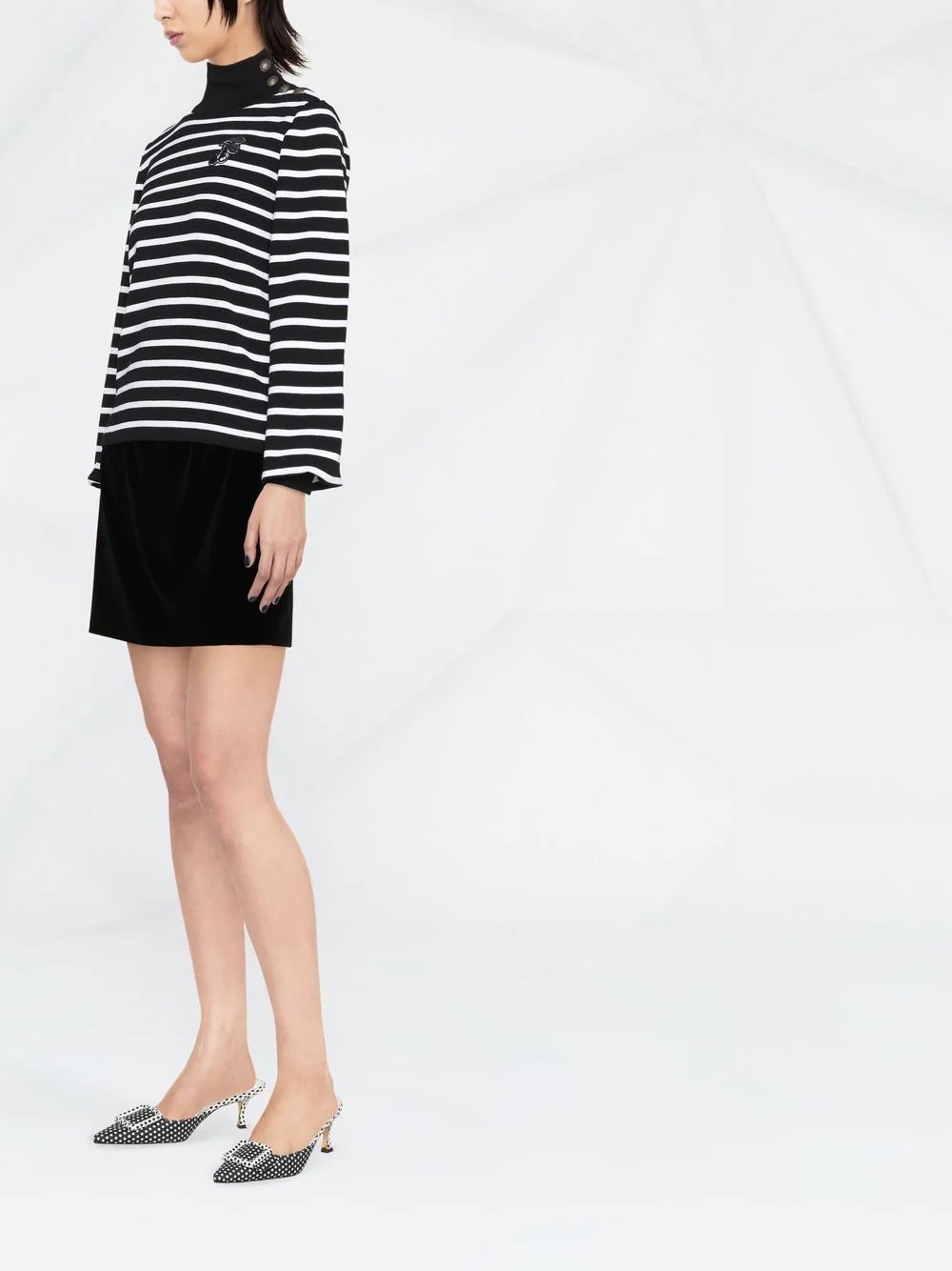 high-waisted mini skirt - 3