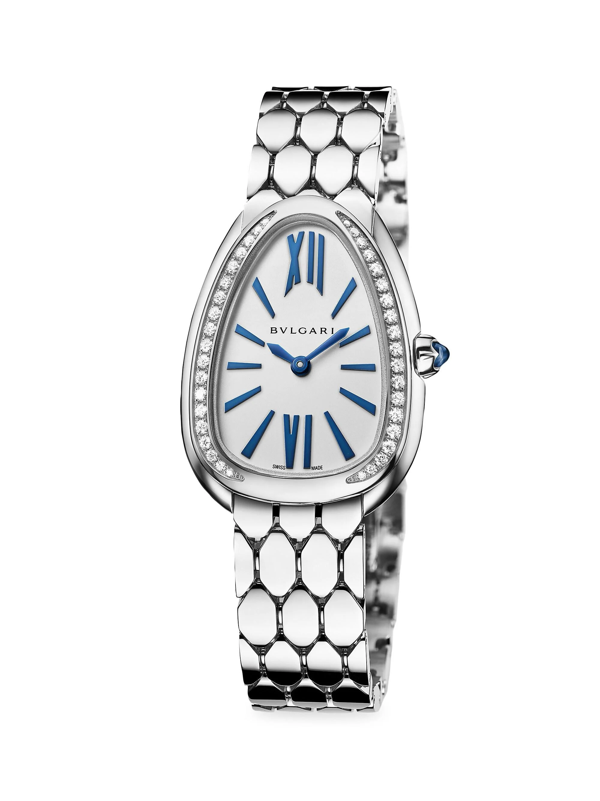 Women's Serpenti Seduttori 18K White Gold & Diamond Bracelet Watch - White Gold - 1