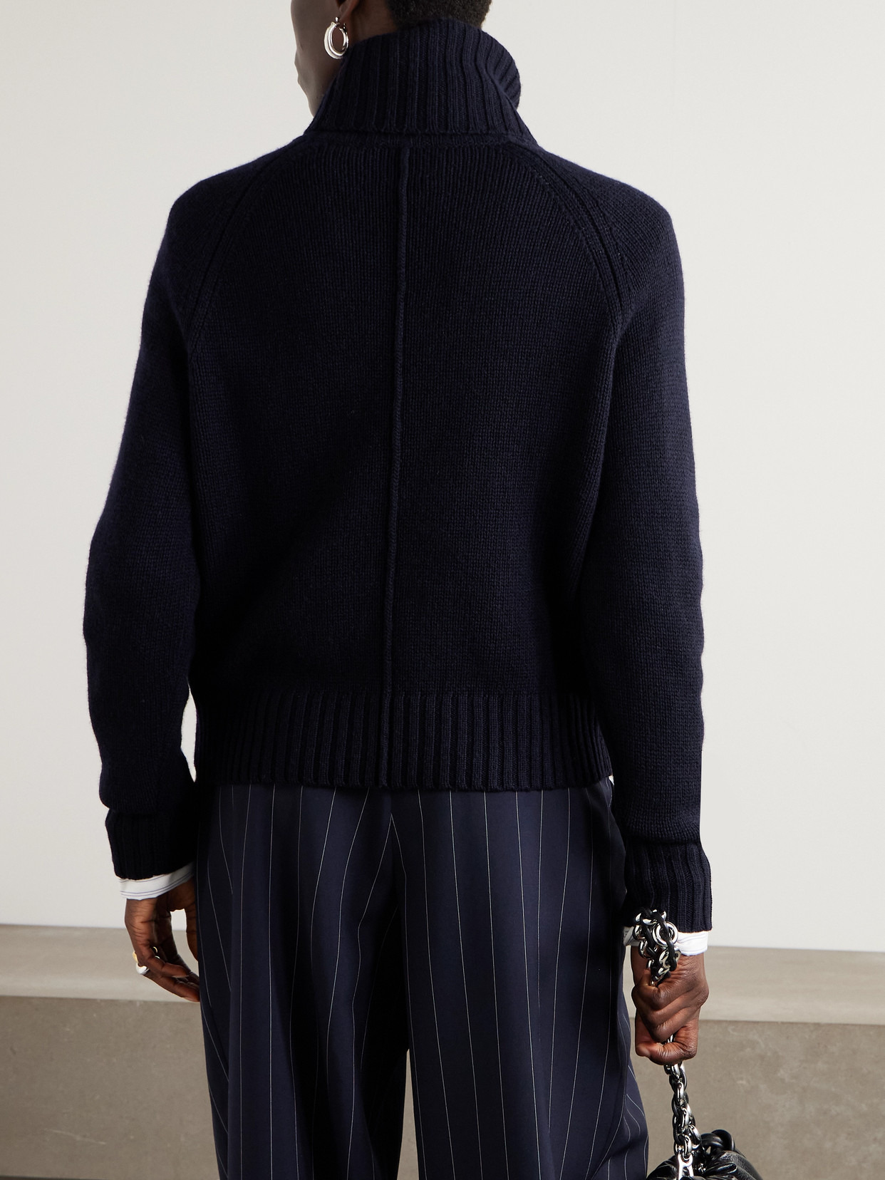 Wool And Cashmere-blend Turtleneck Sweater - 3