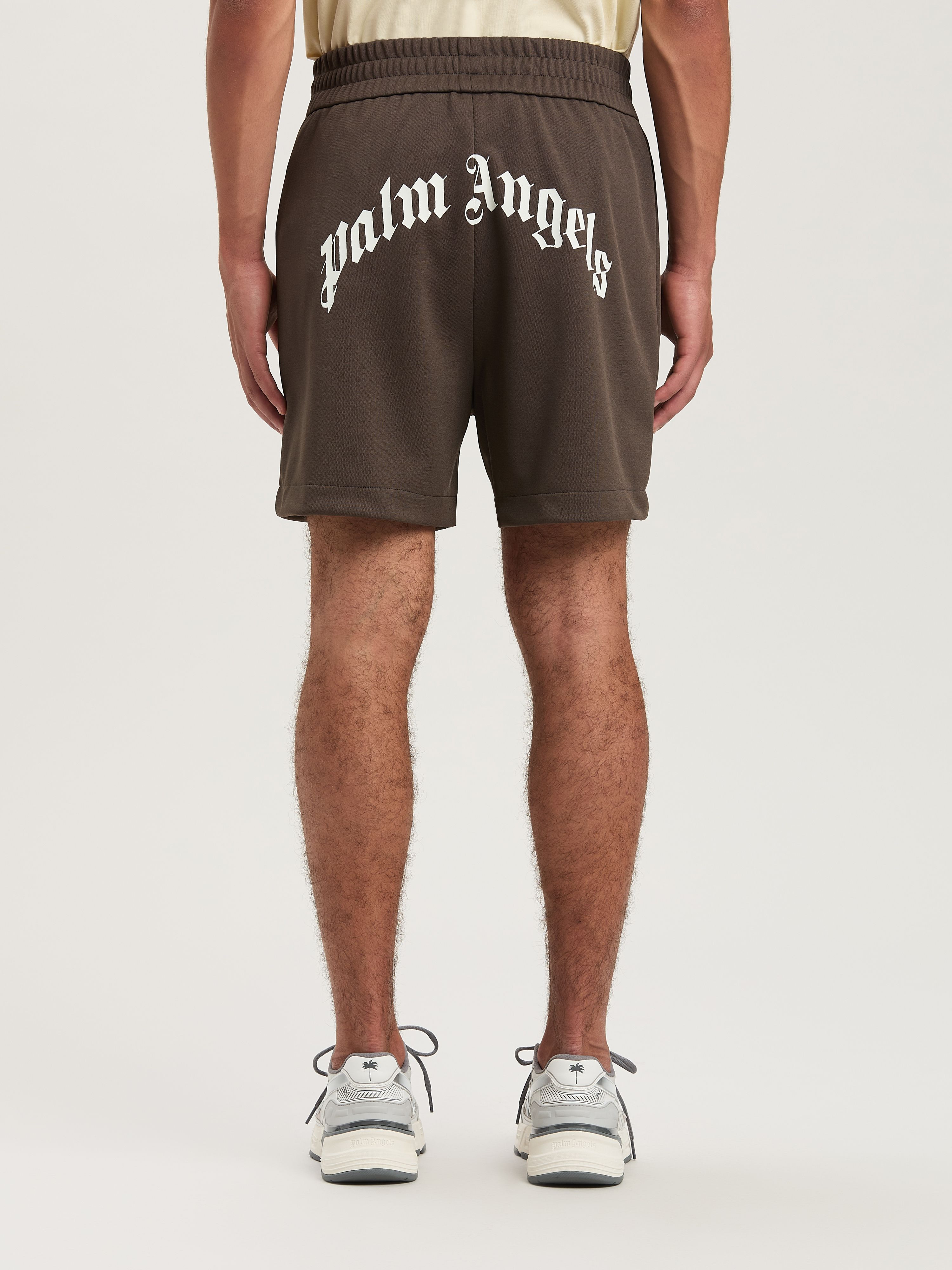 Curved Logo Track shorts - 5