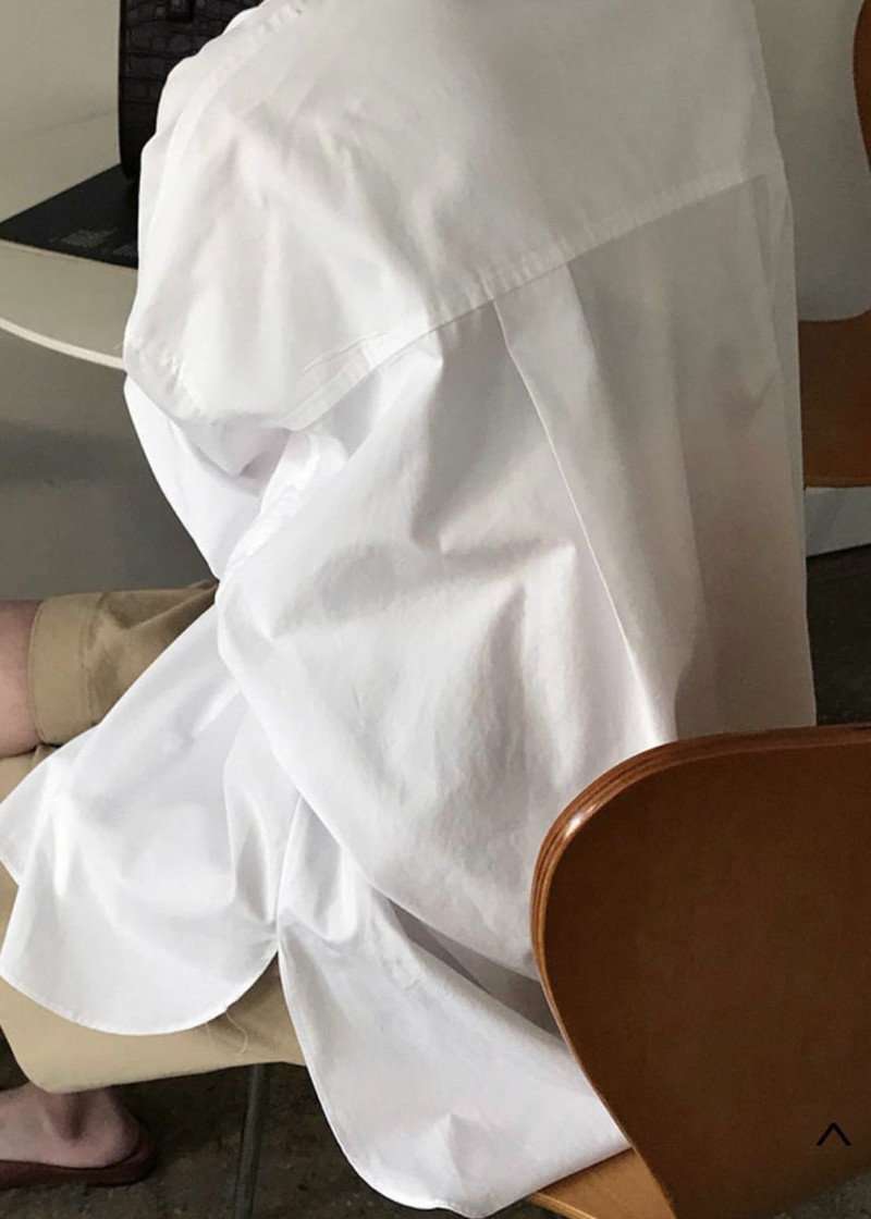 Kat Soft Oversized Shirt - White 3
