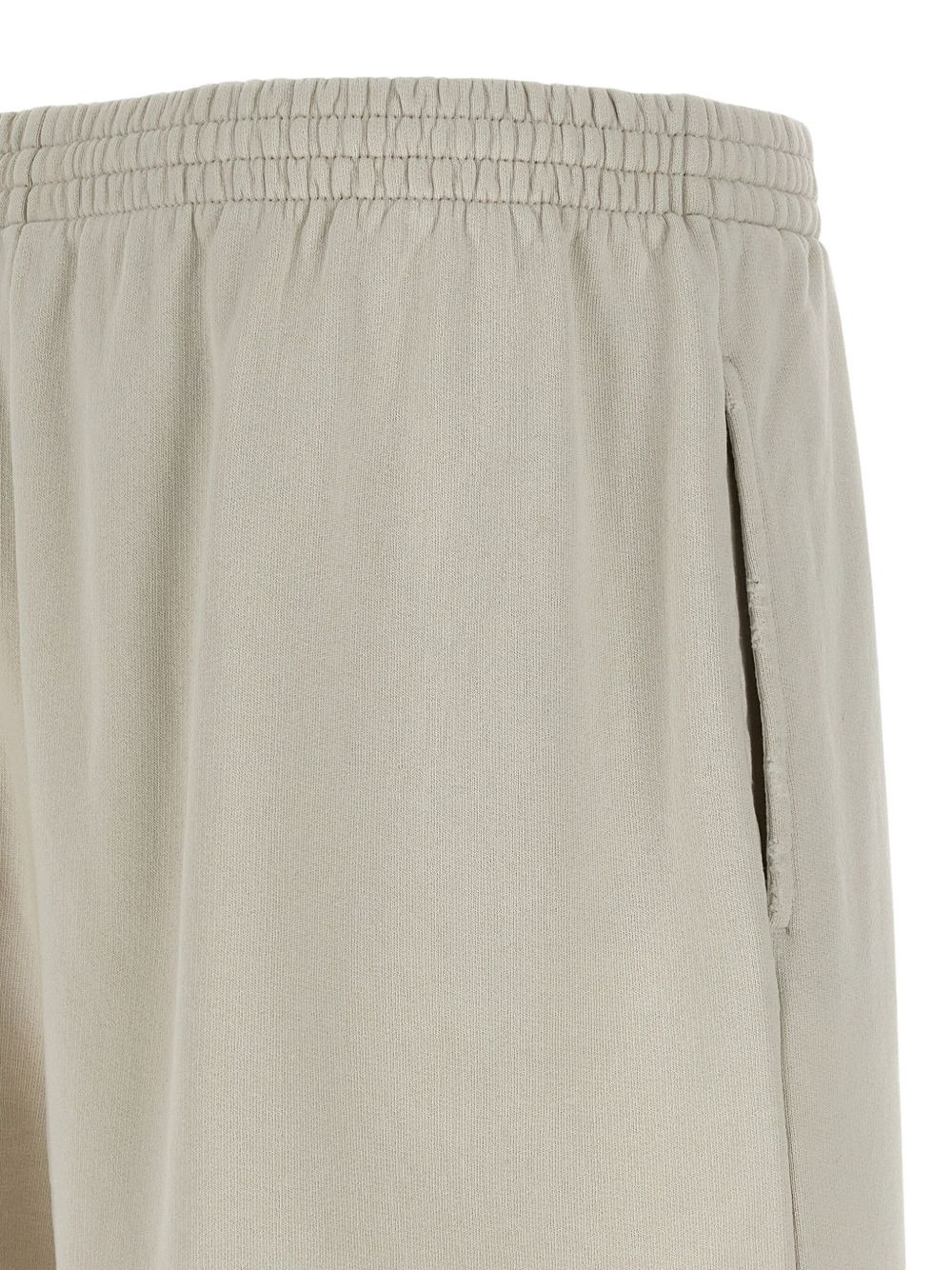 embroidered fleece shorts - 3