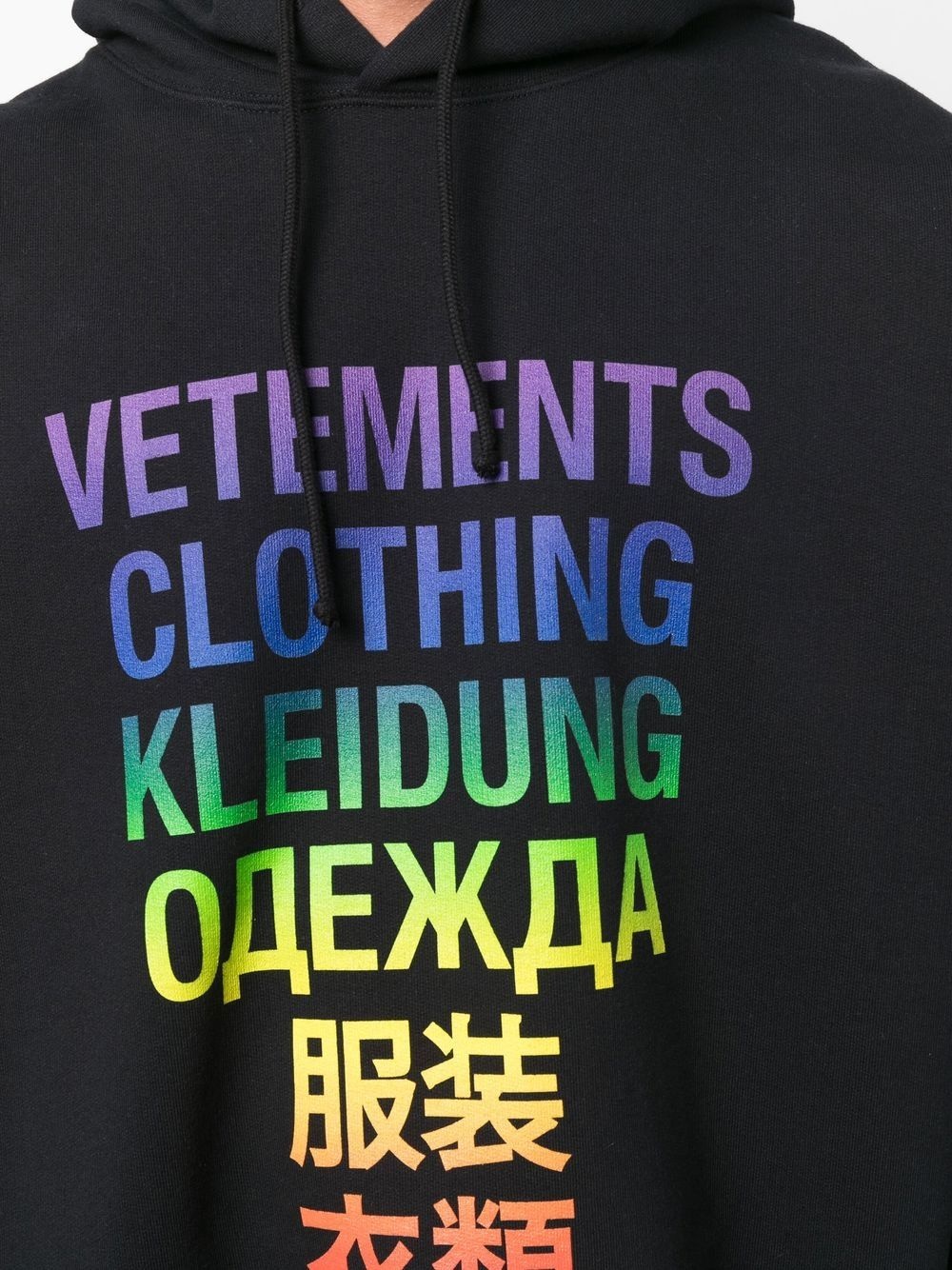 rainbow logo-print hoodie - 5