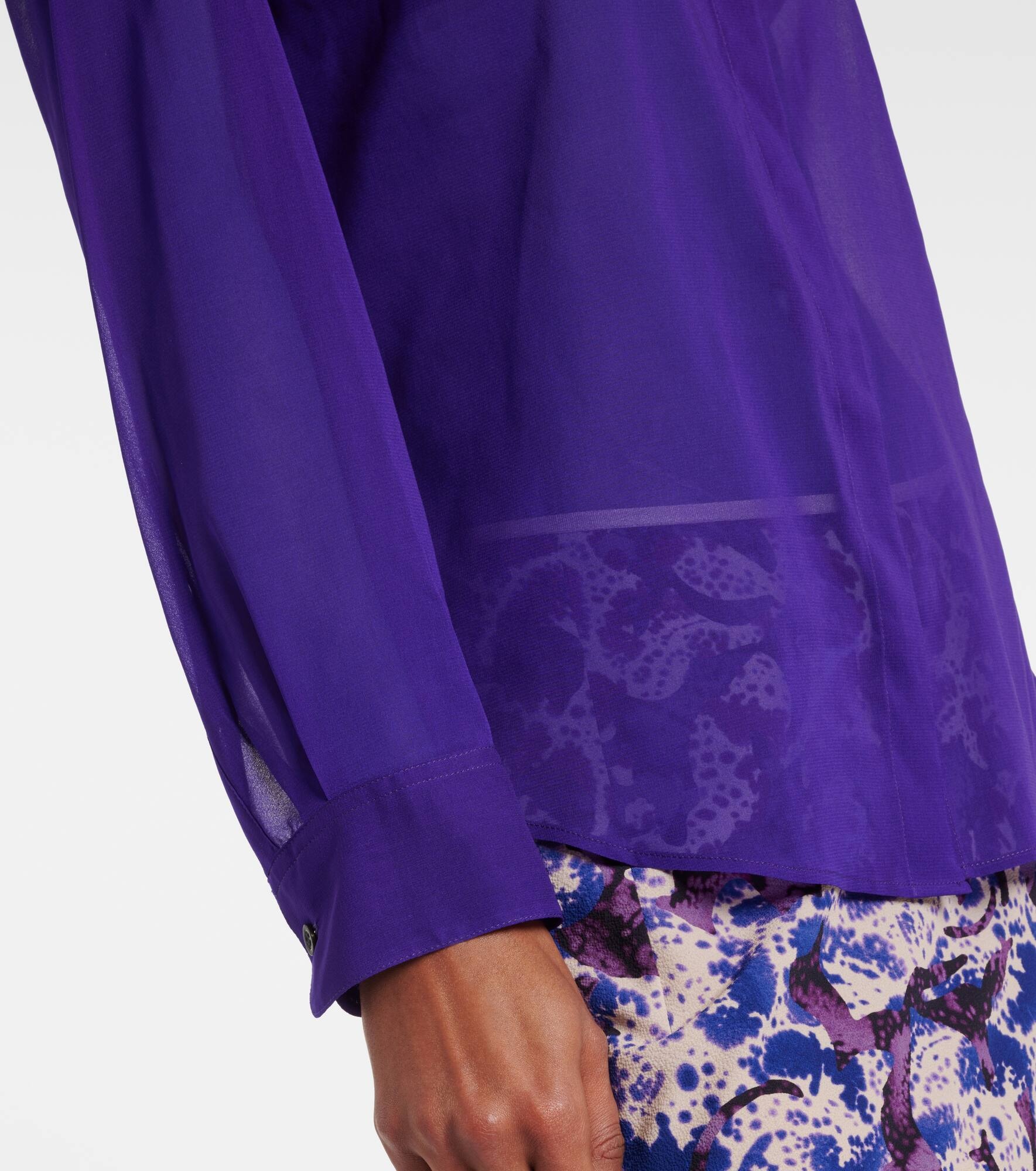 Silk-blend shirt - 5