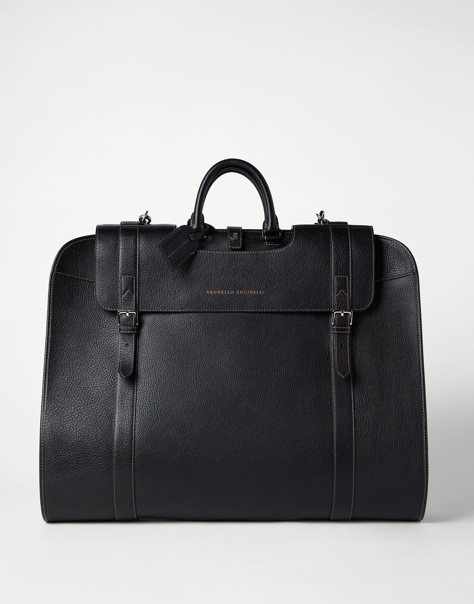 Grained calfskin suit carrier - 1