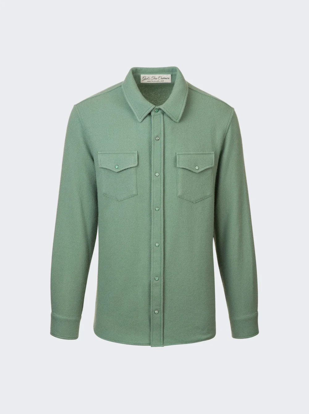 Agave Cashmere Solid Emerald - 1