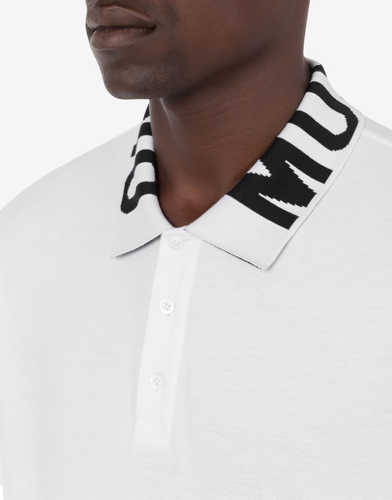 PIQUE POLO SHIRT WITH LOGO 4
