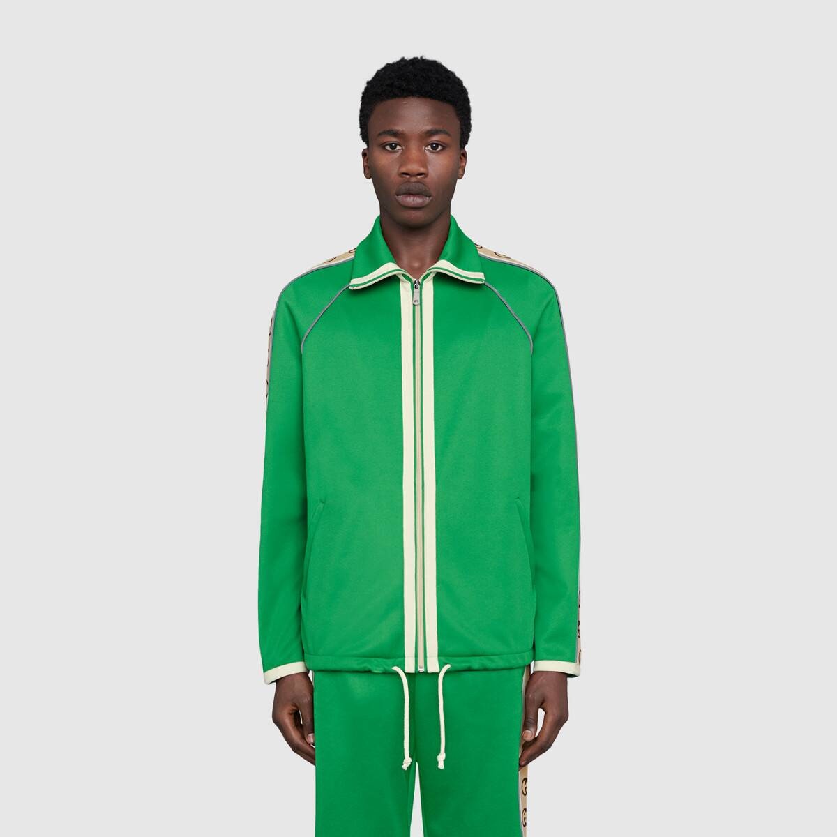 Oversize technical jersey jacket - 3